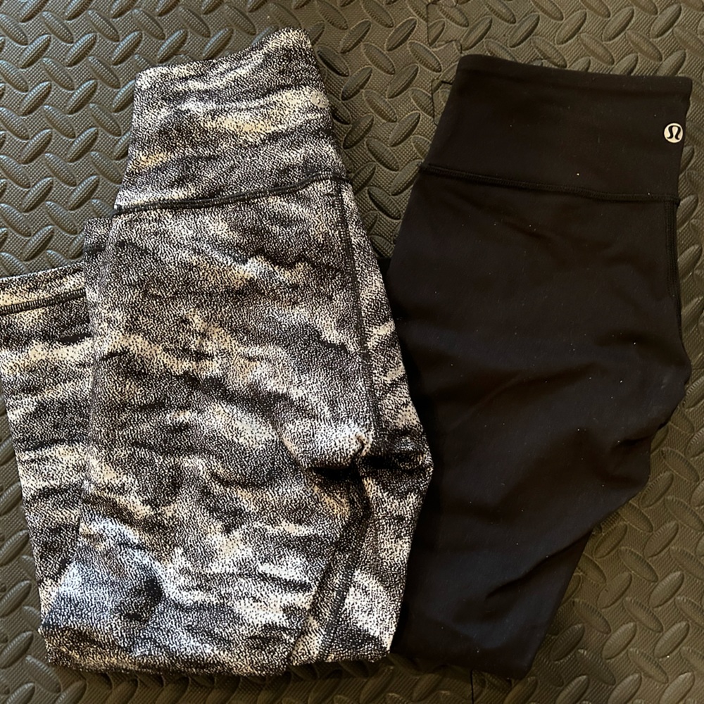 Lululemon BUNDLE cropped leggings-size 4
